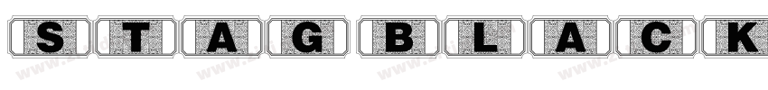 Stag Black字体转换